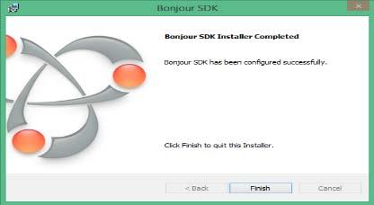 There are three drivers in the folder that will need to be installed on any PC that is running the Touch software. Install Bonjour Double click on bonjoursdksetup-v3.0.