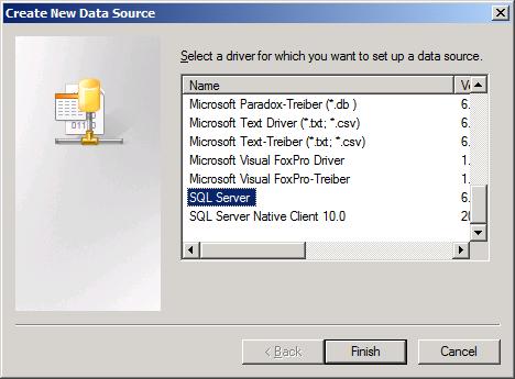 Vault Configuration for SQL server Select the SQL