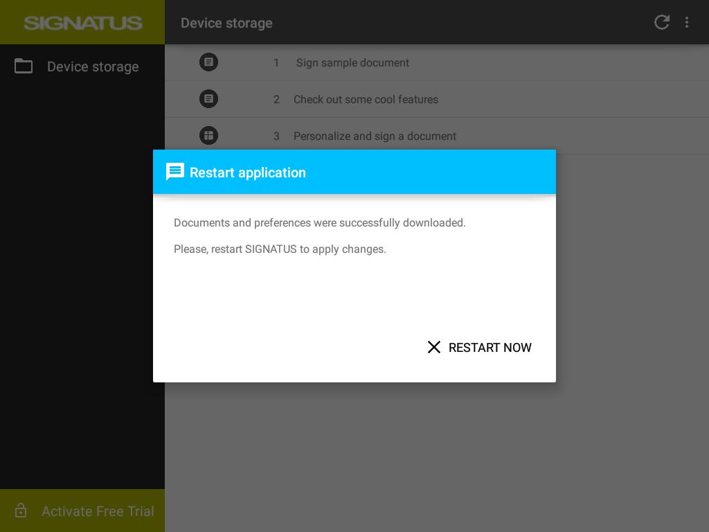 After successful update of License, confirmation message appears and you can notice Expiry date of your license has