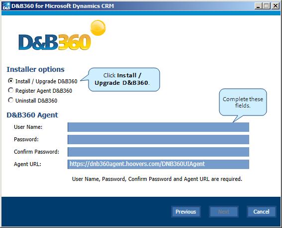 3 Installing D&B360 Installing for the First Time or Upgrading Your Software If you are installing D&B360 for the first time, or if you are upgrading from a previous version, complete these steps.