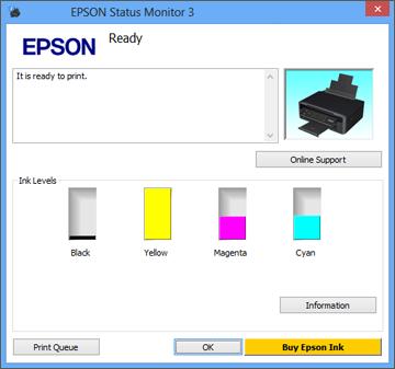 You see this window: 2. Replace or reinstall any ink cartridge indicated on the screen.