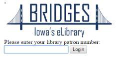 Once you have the name in, a box will appear underneath that says Marshalltown Public Library users, please click below to sign in.