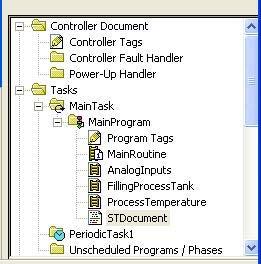Software Conversions - Program Structure Chapter 2 In Step 5, OB1 is the first code executed. In RSLogix 5000 software, the first routine executed can be selected by the programmer.