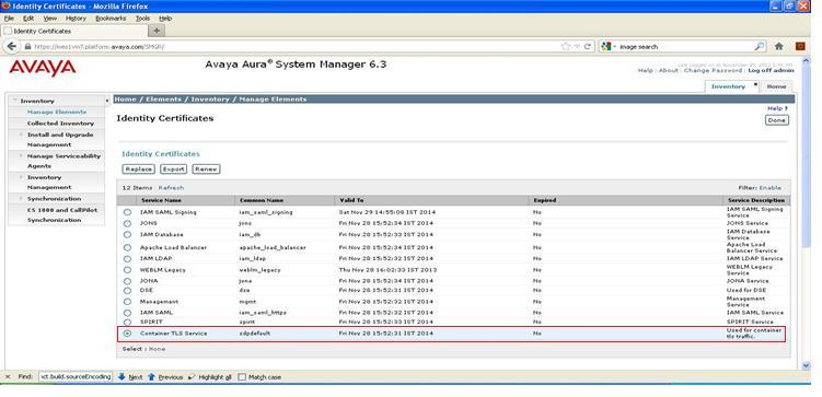 Section 1: For Primary System Manager or Standalone System Manager STEP 1: Replace the System Manager Web Server identity certificate with the third party certificate by using System Manager Console.