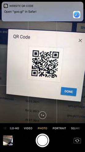 QR Code Scanner It s hiding within the Camera App Just point your camera app to a QR code.