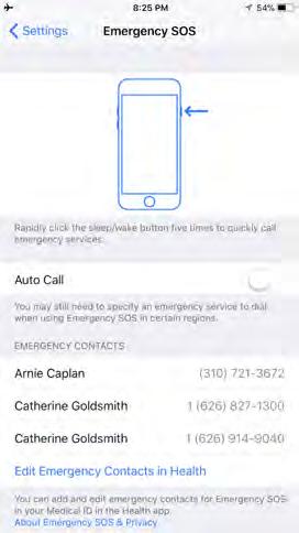 Can be done on Mac CPU s as well SOS Feature Misc Changes Requires various button pushing depending on your device Doing so shows a slide to place an emergency call Will provide a 3 second