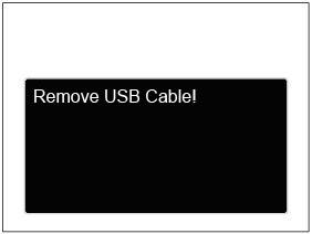 Exit Select [Exit] to exit the PICTBRIDGE menu. At this time, the message [Remove USB Cable!