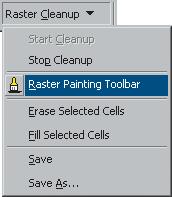 Cleaning up the raster for vectorization When performing batch vectorization, it is sometimes necessary to edit the raster image prior to generating features.