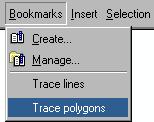 Creating polygon features by tracing raster cells Now that you have successfully traced raster cells to create line features, you will create polygon features using the Vectorization Trace tool.
