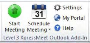 In Microsoft Outlook, select the Settings option on the ribbon.