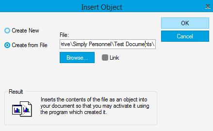 Documents Documents in relation to the Vacancy can be stored on the Documents tab.