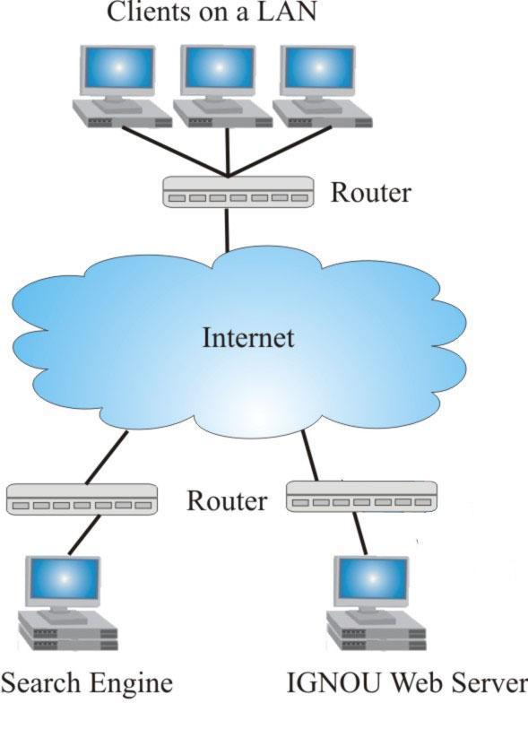 1.8 INTERNET AND ITS SOFTWARE COMPONENTS Networking and Internet After through some of the basic networking concepts, let us now look into some more concepts relating to one of the major application