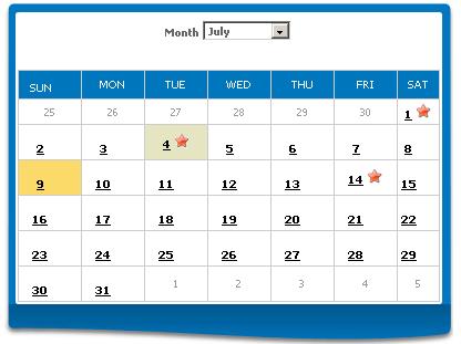 Calendar The Calendar tool is a great way to