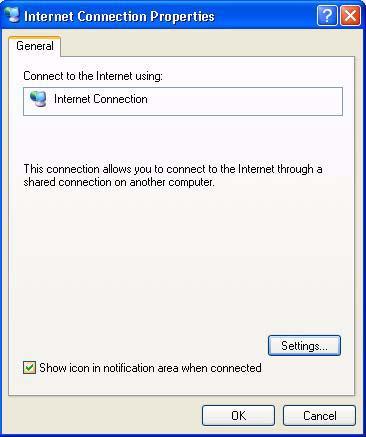 Network Connections 3 In the Internet Connection Properties window, click
