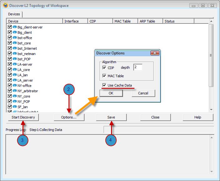 .6 Discover L topology physical connections (L topology) in the. The output is the global one IP table to show the connections between switch ports, router interfaces or end hosts.