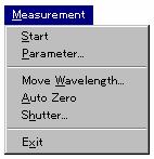 6 [Time Course Measurement] Program Reference Measures changes in a sample over time at a designated wavelength. Double-click [Time Course Measurement] in the [Spectra Manager] window.