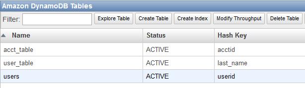 Create Table window opens. Fill the details into their respective fields and click the Continue button.
