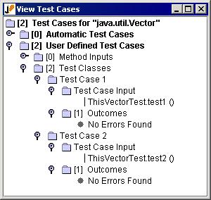 Open Test Case branches found under User Defined Test Cases> Test Classes.