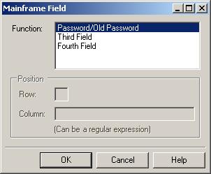 iii. In the dialog that appears, select the field type and click OK. iv.