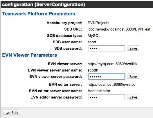 EVN Explorer Setup TopBraid EVN Configuration Parameters