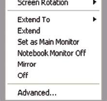 (3) Screen Resolution: In Set as Main Monitor and Extended
