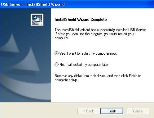 3.1.6 Setup wizard will be completed automatically, please click Finish.
