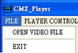 The CMS Player, which is a compact version of the standard DVR Player, is shown as the figure below.