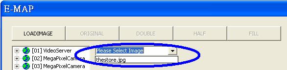 Step 3: After the image is added, the filename of the image will be displayed on the list.