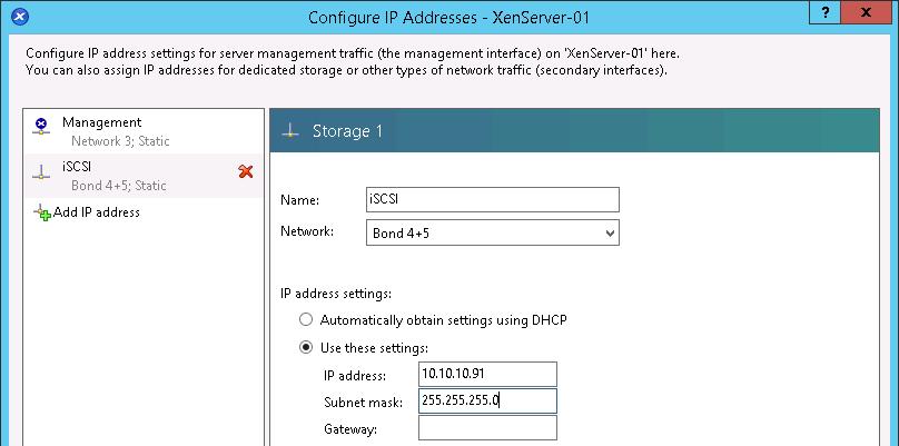 In the XenCenter management GUI, navigate to the Infrastructure view, drill down through the objects, select the desired XenServer host, select the Networking tab, and