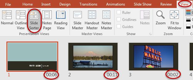 If you had previous timings set, PowerPoint will overwrite those timings with the newly rehearsed times.