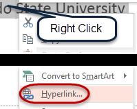 A Hyperlink is a quick and easy way to navigate from one place in your presentation to another, or to a website, while giving a
