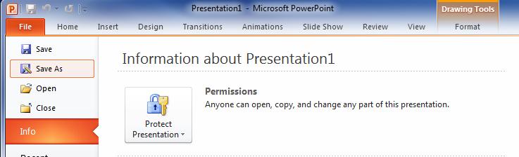 This takes you to Backstage view. Step 2: Select Open. The Open dialog box appears. Step 3: Select your desired presentation and then click Open.