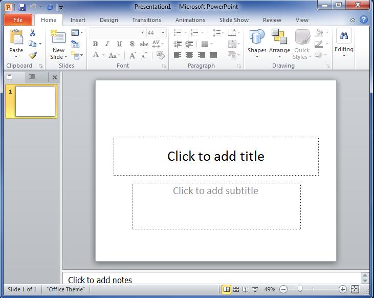 Adding Notes Step 1: Locate the Notes pane at the bottom of the screen, directly below the Slide pane. Notes Pane Step 2: Click and drag the edge of the pane to make it bigger or smaller, if desired.