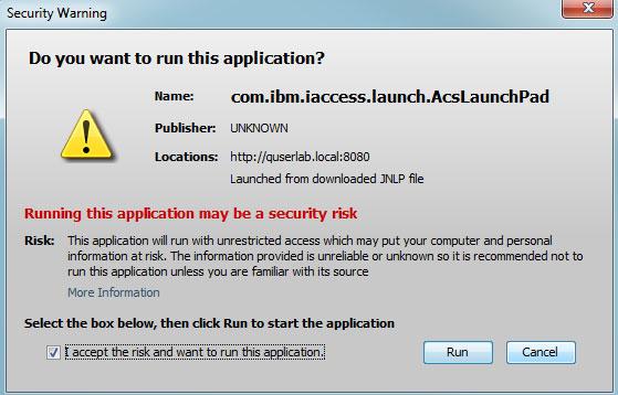 Run the following steps to check the file association of.jnlp files on a Microsoft Windows 7 system: 1. Click Start. 2.