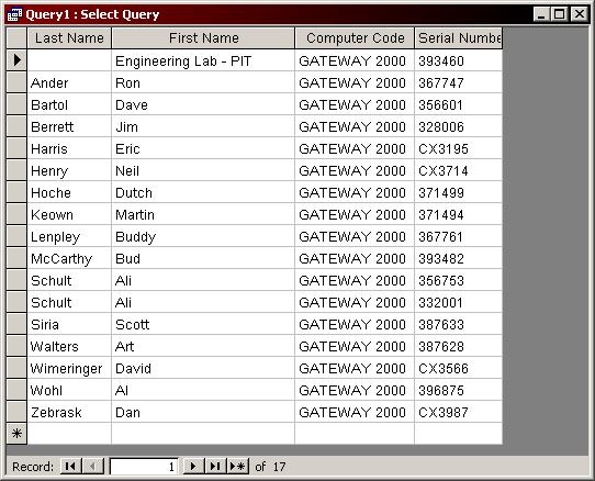 Chapter 1 Creating and Using Queries Tips: If more than one sort is selected in the QBE grid, the fields are sorted in the order they appear in the query grid (left to