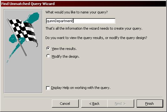 Chapter 3 Using Query Wizards 8.
