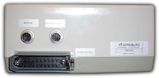 Equipment Description 1 2 3 4 Figure 10: Connection side of the control panel 1 Connection socket for monitor (optional) 2