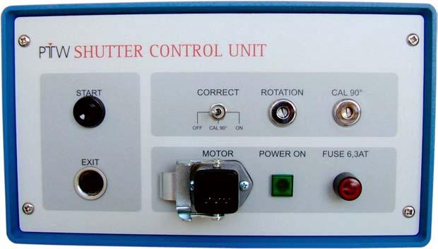 Equipment Description 1 2 3 4 5 6 7 8 Figure 4: Front side of the shutter control unit 1 Button for starting the rotational movement of the shutter 2 Correction switch with 3 positions: OFF: Position