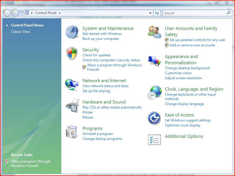 Troubleshooting - Vista Microsoftʼs Windows Vista can be tricky to get up and