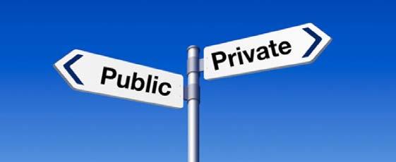Public and Private IP Addresses Public IP addresses are able to be seen by any computer in the world and are required for communicating on the Internet Private IP addresses are typically secured