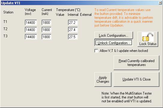 SLUU238A FEBRUARY 2006 REVISED AUGUST 2006 Figure 13. Update VTI Window Testing Modules Once setup is completed testing can begin.
