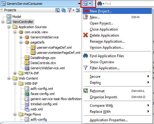 Step 8: Create the Deployer Project In this step, you ll create a generic project that can deploy one or more task flow projects.