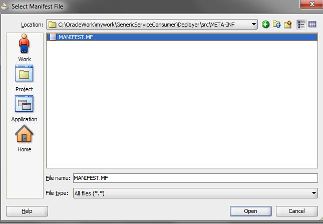 13. Click Add to select the manifest file and add it to the deployment profile.