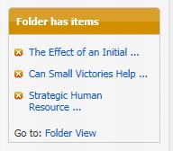 Select the blue folder icon for the first five