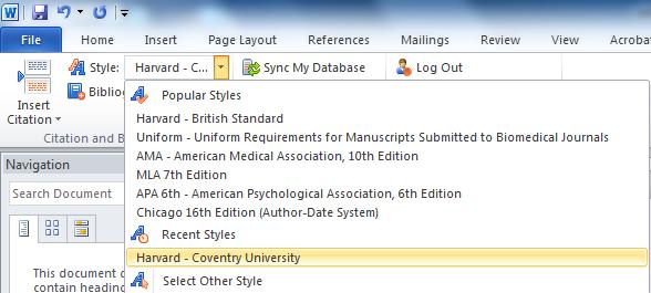 Step 4 Use RefWorks to create in-text citations in Microsoft Word You can use RefWorks to insert citations into your Word documents and to create and automatically format a list of references with