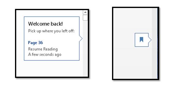 Figure 1 Resume Reading Pane: expanded (L) and collapsed (R). Clearing Formatting One of the important tasks when working with documents is being able to clear or erase formatting that you don t want.