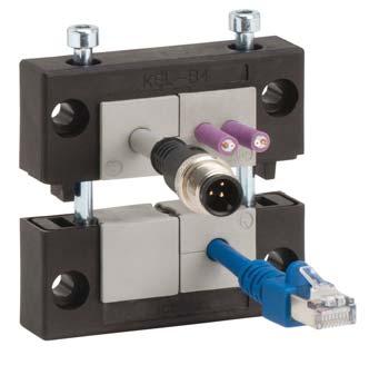 KEL-B Cable entry frames Page 150 V2A anti-corrosive Split inserts KEL-B also available with V2A screws. KEL-B on request also available with threaded bushings. IP54 Description Type Order No.