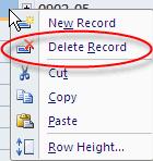 Access 2010 Basics Manipulating Records Using the Undo command Like other Microsoft Office applications, the Undo button is located on the Quick Access Toolbar.