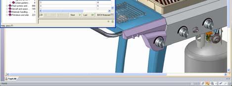 Through the use of the combine tool, geometry can be split or merged within the part or across different parts.