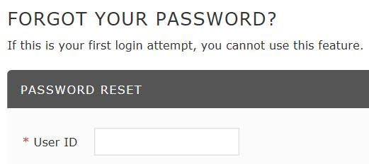 If you forget your password or user id If you forget your password, you can reset your own password by clicking on the Password/PIN? link on the GCMS sign in screen.